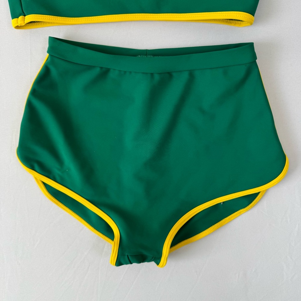Skatie Mya Top Bardot Bottom Swim Scout Dual Tone Sporty XS - Picture 5 of 7